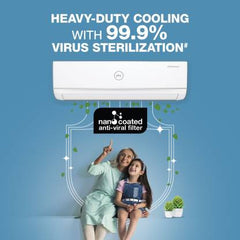 Godrej  3 Star Split Inverter Convertible 5-in-1 Cooling with Anti-Virus Protection AC