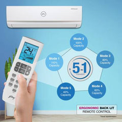 Godrej  3 Star Split Inverter Convertible 5-in-1 Cooling with Anti-Virus Protection AC